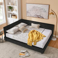 RuiSiSi Queen Size Upholstered Daybed, Queen Corner Bed by RuiSiSi