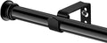 Small Curtain Rods for Windows 30" to 45" 5/8 Inch Standard Decorative Black by Alskarhem