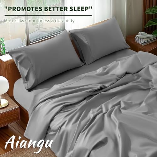 100% Egyptian Cotton Sheet Set 4 Piece, Luxury 1000 Thread Count - Image 3