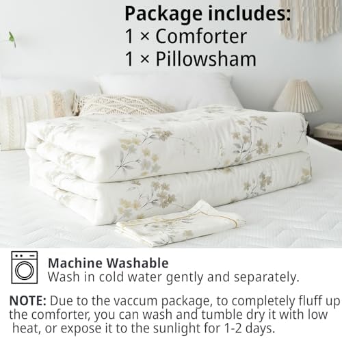 Floral Cotton Comforter Twin Size - Image 7