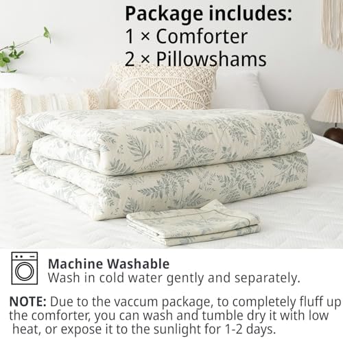 Botanical Cotton Comforter King Size - Image 7