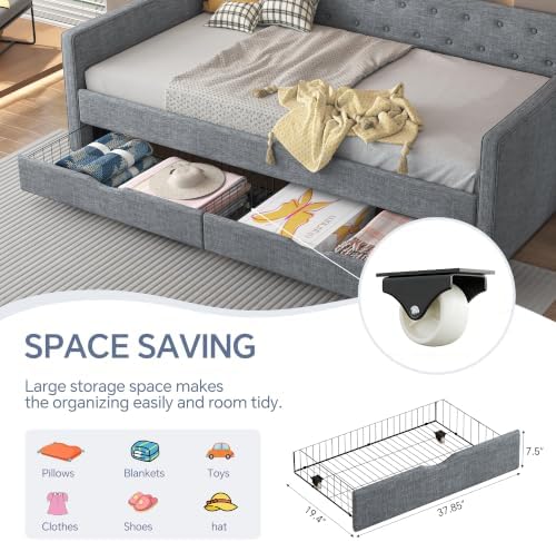 Upholstered Twin Size Daybed - Image 6