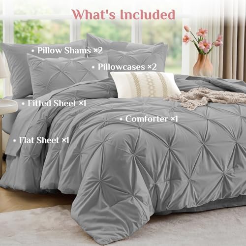 JOLLYVOGUE Queen Comforter Set 7 Pieces - Image 7