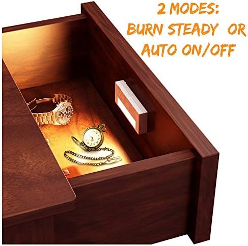 4 Pack Cordless Inside Cabinet Lights Door Activated Sensor LED Puck Light - Image 3