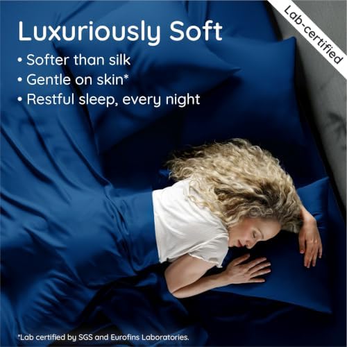 Bambaw 100% Viscose Derived from Bamboo Sheet Set Full Size, 4 Piece Set - Image 4