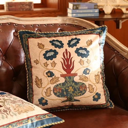 patdrea Designer Velvet Vintage Throw Pillow Cover - Image 2