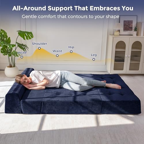 MAXYOYO Folding Sofa Bed, 8-Inch Fold-Out Chair Bed - Image 3