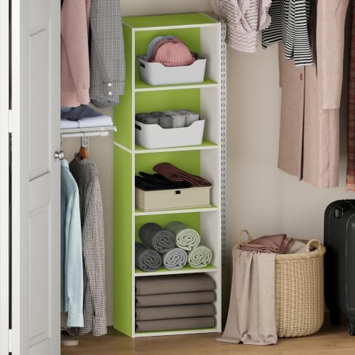 Furinno Reed 5-Tier Closet Organizer by Furinno-FitsYourSpaceFitsYourBudget