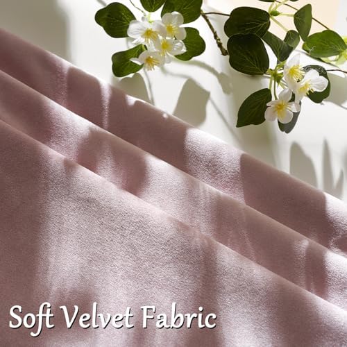 GIGIZAZA Sweet Lilac Velvet Throw Pillow Covers 22x22 Pack of 2 - Image 5