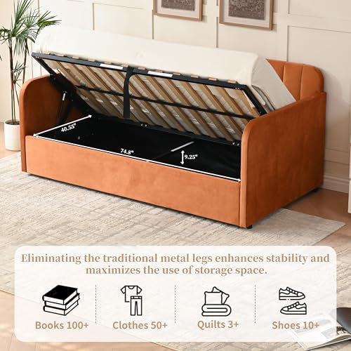 Twin Day Bed with Lift Up Storage - Image 5