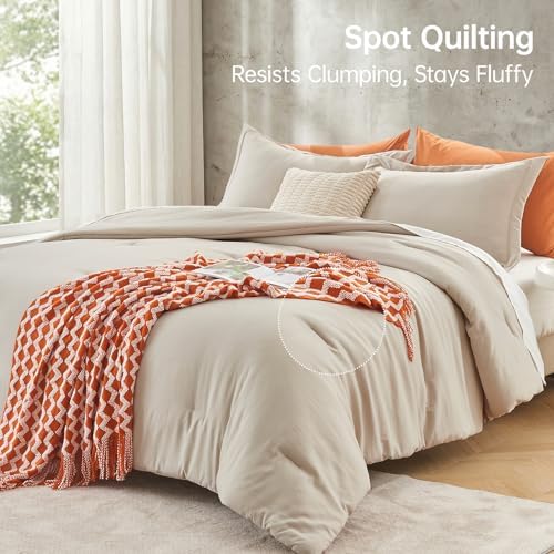 MUXHOMO Queen Comforter Set, 3-Piece All-Season Bedding - Image 5