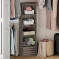 Furinno Reed 5-Tier Closet Organizer by Furinno-FitsYourSpaceFitsYourBudget