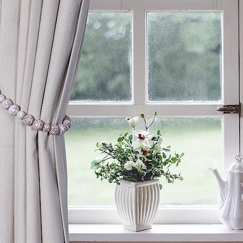 KLOGTSIND Wood Bead Curtain Tiebacks, 2 Pack Curtain Tie Backs - Image 4