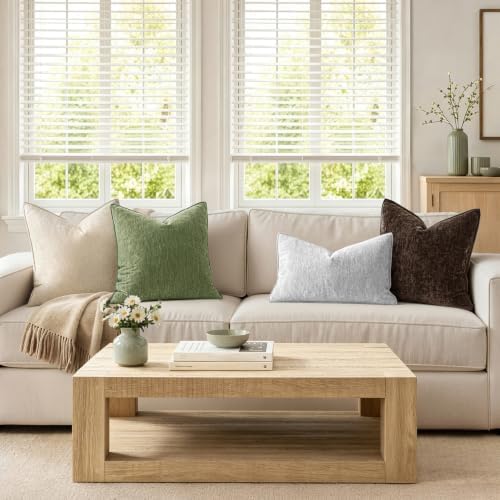 MIULEE Chenille Lumbar Throw Pillow Covers - Image 5