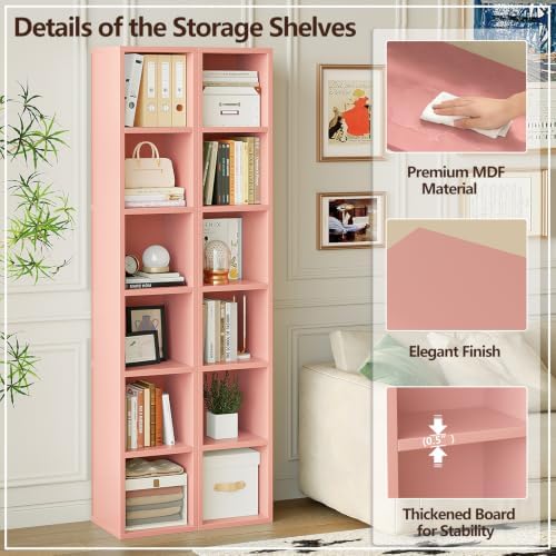 Zenira Narrow 6 Cube Storage Organizer - Image 6