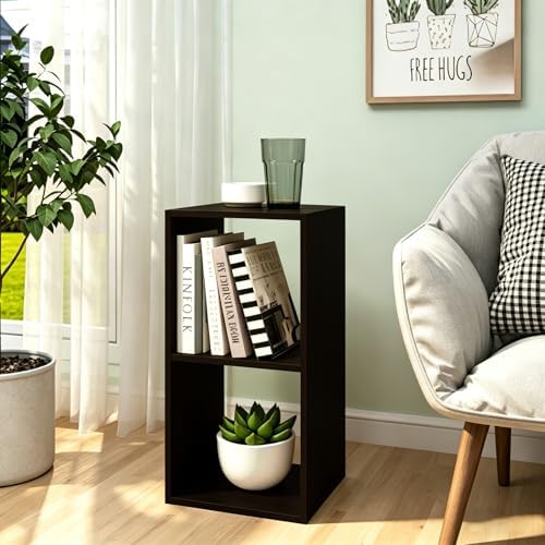 CTESNE【2026 2 Cube Shelf with Anti-Tipping Kits + Reversible Open Back Bookcase - Image 4
