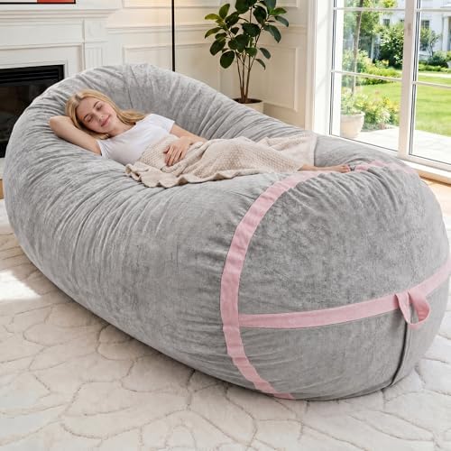 6FT Bean Bag Chair 6'Giant Bean Bag Chairs by HABUTWAYMakeYourLifeComfortable