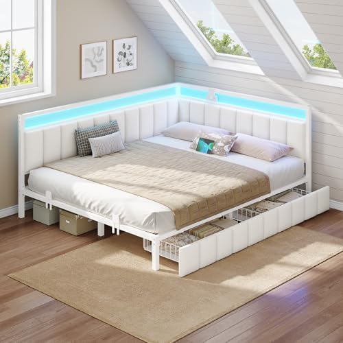 Hasuit Queen Corner Bed Frame - Image 2