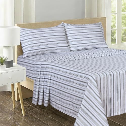 Feather & Stitch 100% Cotton Sateen 500 TC Full Size Bed Sheet Set - Image 2