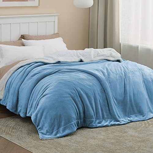Bedsure GentleSoft Sherpa Fleece Blankets King Size - Image 3