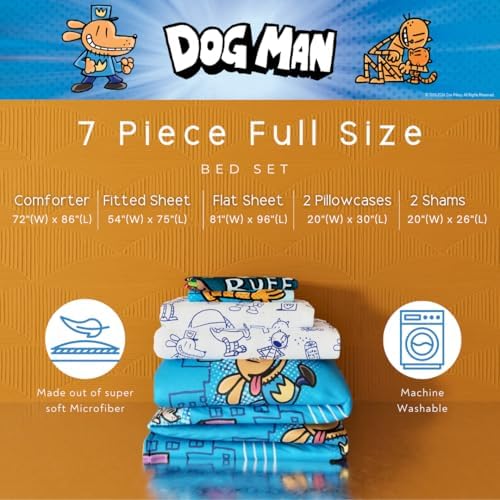 Franco Dog Man Supa Book Kids Bedding Super Soft & Cozy Reversible Microfiber - Image 3