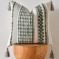 AmHoo Chenille Striped Textured Boho Throw Pillow Covers Aesthetic by AmHootextile