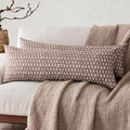 Foindtower Long Floral Print Lumbar Throw Pillow Covers 14×36 Inch, Wine Red by Foindtower