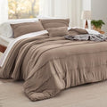 Bedsure Cal King Comforter Set 4-Pc, Pinch Pleat, All-Season by BEDSURE