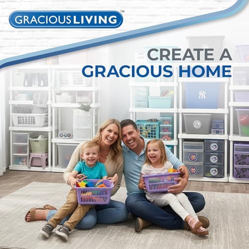 Gracious Living 4 Shelf Fixed Height Storage Unit - Image 6