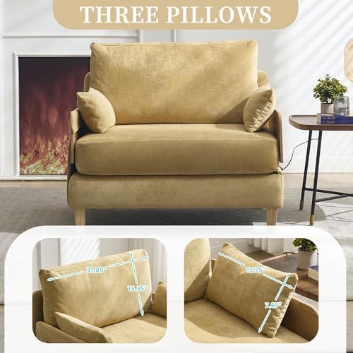 GDFStudio Foldable Sofa Bed Recliner, 3-in-1 Convertible Sleeper Sofa - Image 6