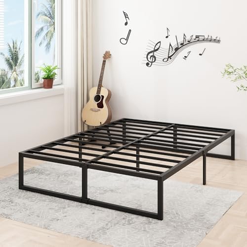 Lutown-Teen 14 Inch Full XL Size Bed Frame No Box Spring Needed, Heavy Duty XL - Image 6