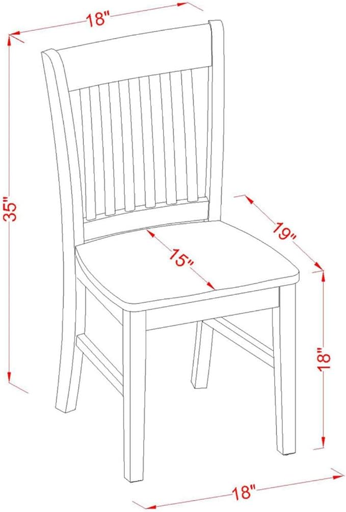 East West Furniture SHNO3-LWH-W 3 Piece Modern Dining Table Set Contains a Round Kitchen Table with Pedestal and 2 Dining Room Chairs, 42x42 Inch, Linen White
