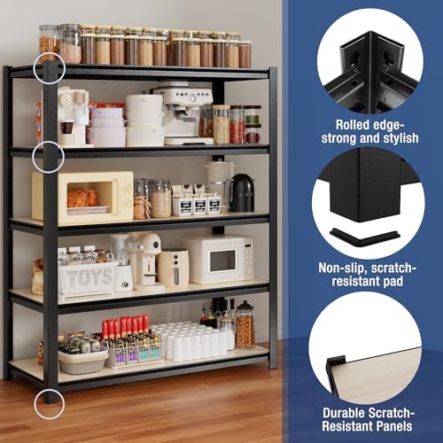 WORKPRO 5-Tier Black Shelving - Image 6