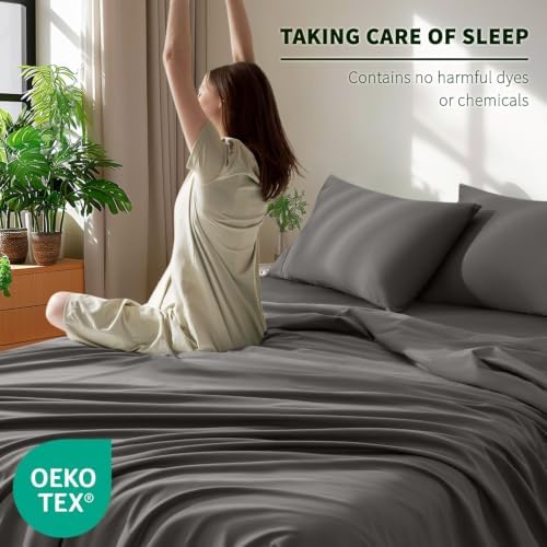 100% Egyptian Cotton Sheet Set 4 Piece, Luxury 1000 Thread Count - Image 7