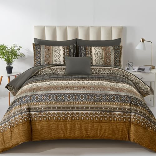 Cottolester Boho Comforter Set Cal King by Cottolester