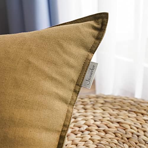 Jeanerlor Cotton Linen Decorative 12"x20" Lumbar Throw Pillow Case Cushion Cover - Image 5