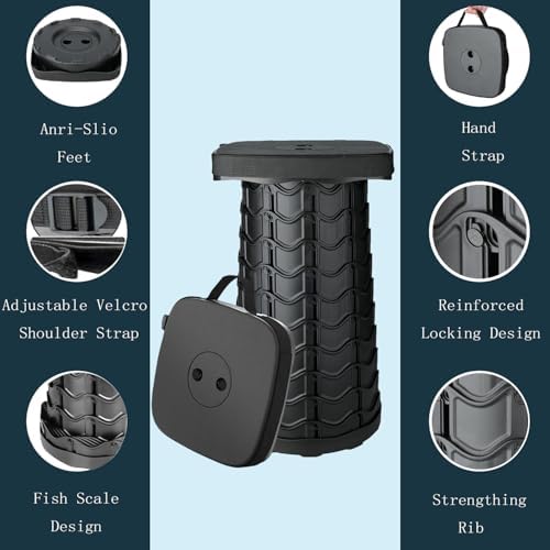 Upgraded Collapsible Stool Portable - Image 3