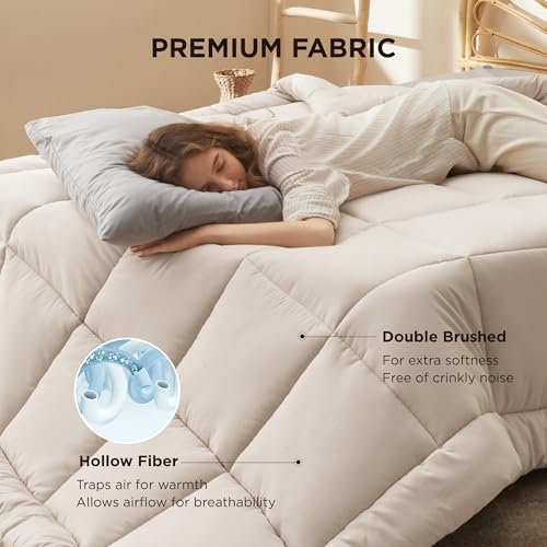 Bedsure Comforter Duvet Insert, Quilted Bedding Blanket - Image 3