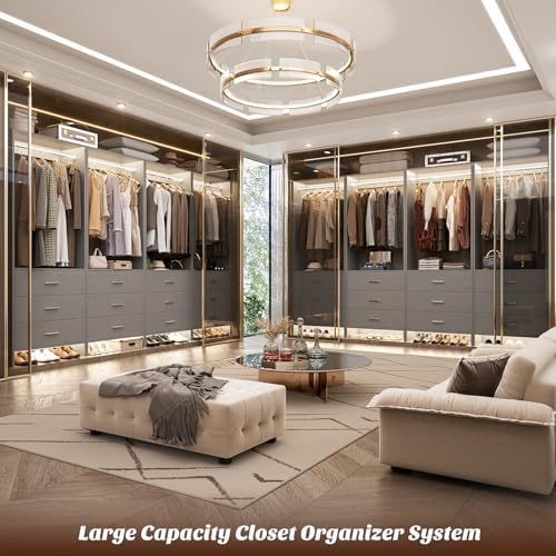 Aheaplus Closet System Closet Organizer, 7.2FT Closets - Image 3