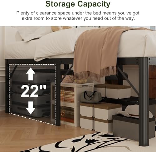 24 Inch High King Bed Frame - Image 6