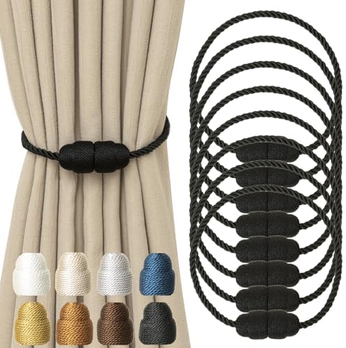 Magnetic Curtain Tiebacks Rope Curtain Tie Backs by CurtainTiebacks