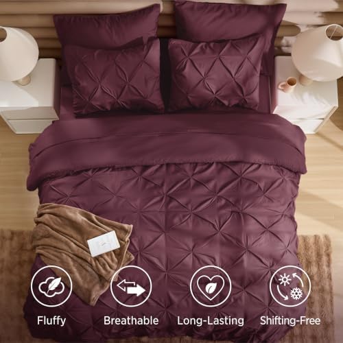 Bedsure 7-Piece Queen Comforter Set & Sheets - Image 4