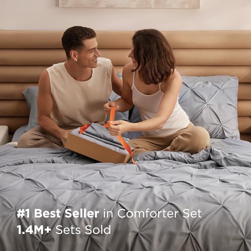 Bedsure 7-Piece Full Size Comforter Sets & Sheets - Image 3