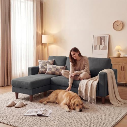 JUMMICO 72 in L-Shaped Couch for Apartment Living Room - Image 7