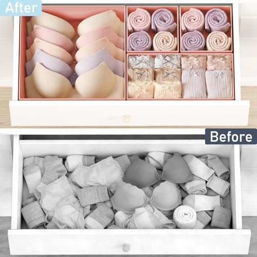 DIMJ Drawer Organizer Clothes - Image 5