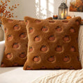MIULEE Fall Pillow Covers 18x18 Rust Pumpkin Fall Decor by MIULEE