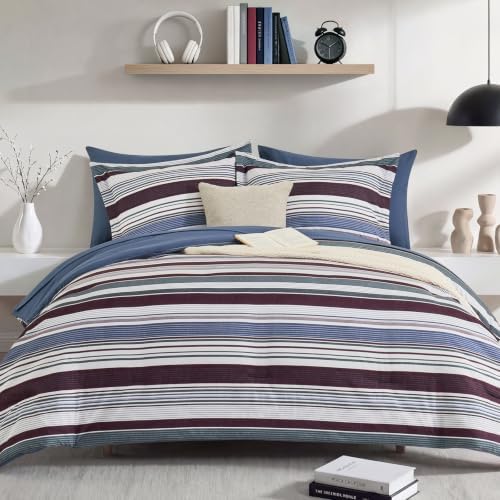 Monbix Full Size Comforter Sets-7 Pieces Bed in a Bag Full Bedding Set by Monbix