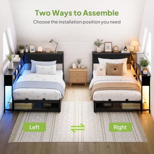 Welzona Twin Corner Bed Frame - Image 6