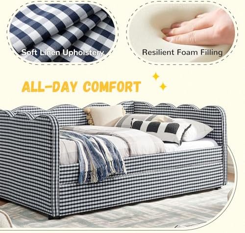 DEINPPA Full Size Gingham Daybed - Image 6