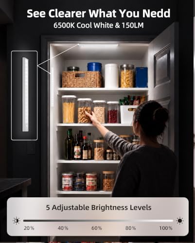 5-Pack Under Cabinet Lighting Wireless, Motion Sensor Light Indoor - Image 5